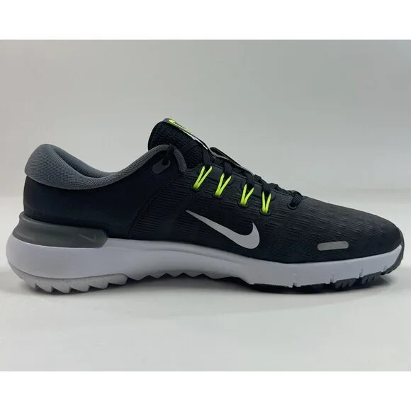 Nike Free Golf Next Nature Mens Wide Width Black Golf Shoes Spikeless FQ7875-001 - Picture 5 of 9